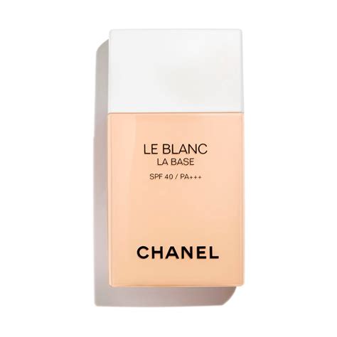 chanel le blanc makeup base spf 40|Chanel le blanc makeup.